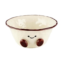 Cocoa Bean Series, 5-inch Rice Bowl, Jellycat-Style Ceramic Tableware