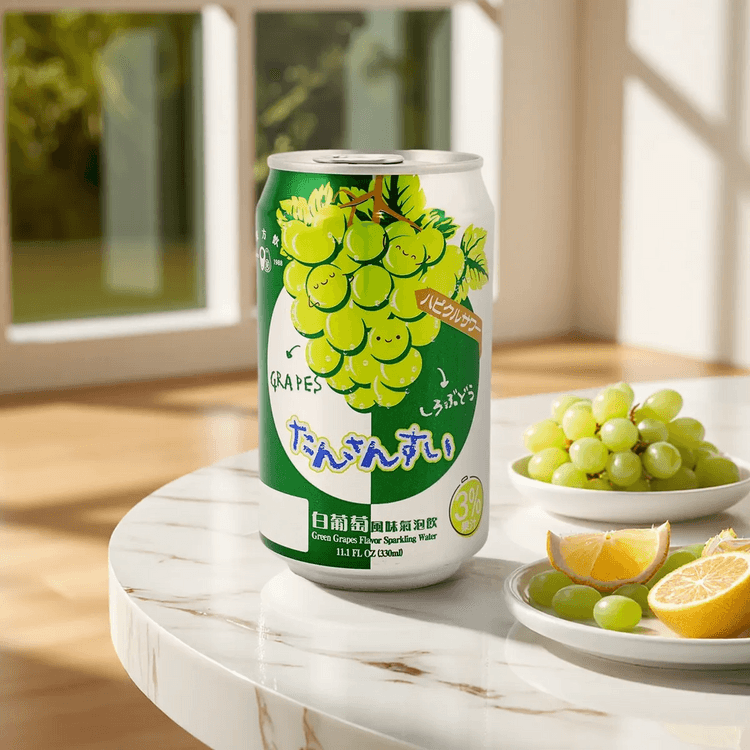 DONGFANGYIN Green Grapes Flavor Sparkling Water fl oz - Main Image