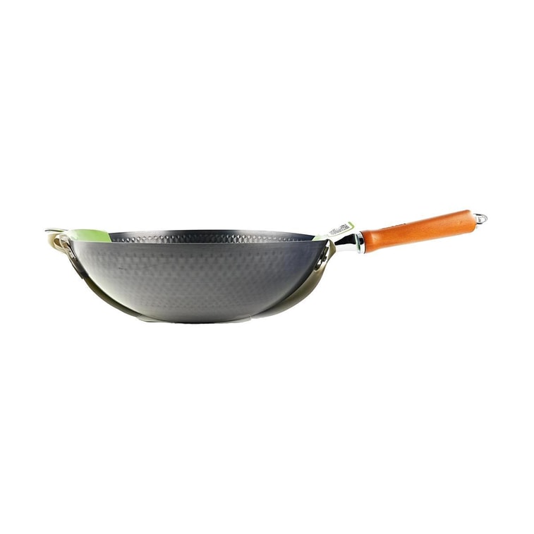 张小泉 晶钻铁锅 无涂层氮化防锈 家用炒菜锅健康炒锅  34CM 3