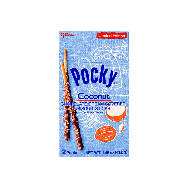Pocky Coconut Chocolate Cookie Sticks, 1.45 oz 5