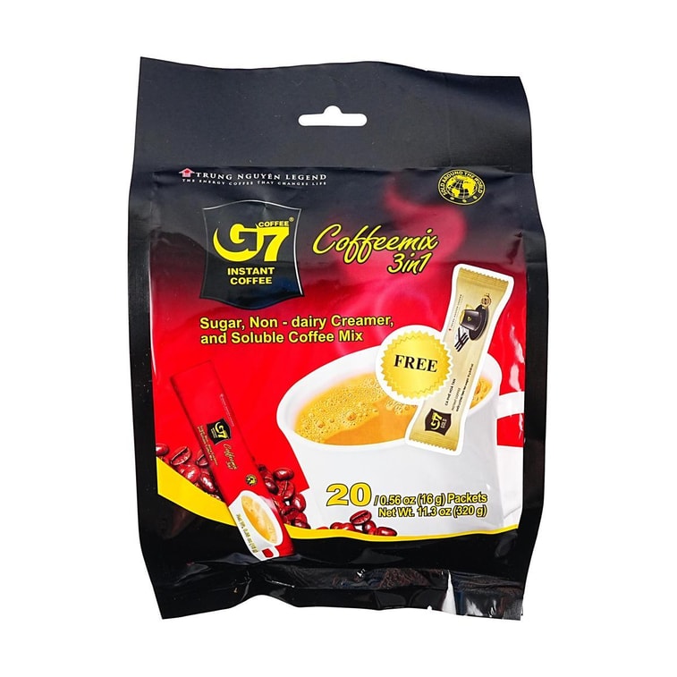Vietnamese 3in1 Instant Coffee,20pcs, 11.3 oz【Vietnam Trendy】【Rich Aroma, Refreshing And Invigorating】 9