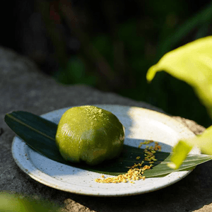 知味观 艾草青团 豆沙馅 6枚入 420g【杭州特产】【青粿糯米团子】【收到后请冷藏】