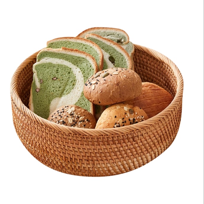 Wicker Storage Basket Large Round Design 1Piece