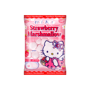 日本EIWA HELLO KITTY草莓口味棉花糖 90g
