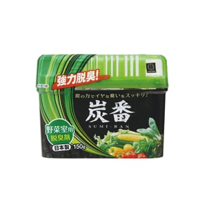 【日本直邮】 日本 KOKUBO小久保 活性炭强力 冰箱除臭剂 150g 蔬菜瓜果除味