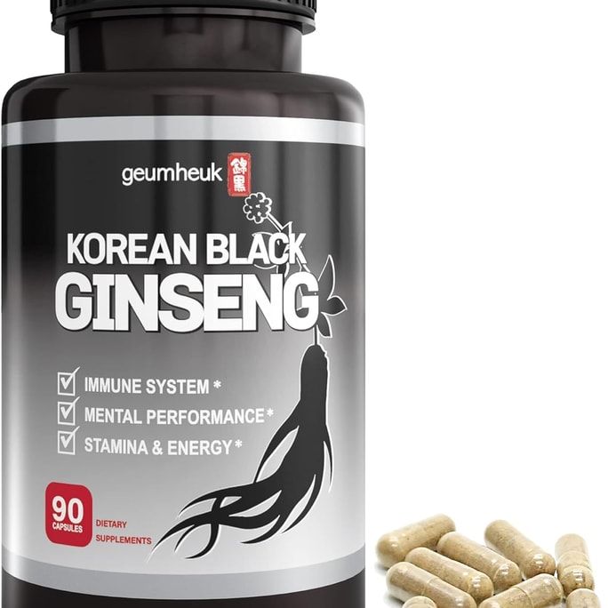 GeumHeuk 韓国産ブラックサルビア 1000mg - ベジタリアンカプセル 90 粒