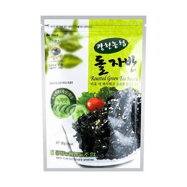 韩国HAITAI海太 香油海苔 绿茶味 50g