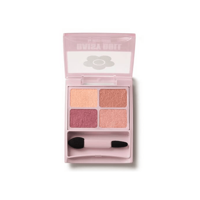 Eye Color Palette 4-Color Shimmer Eyeshadow #Reddish Purple R-01