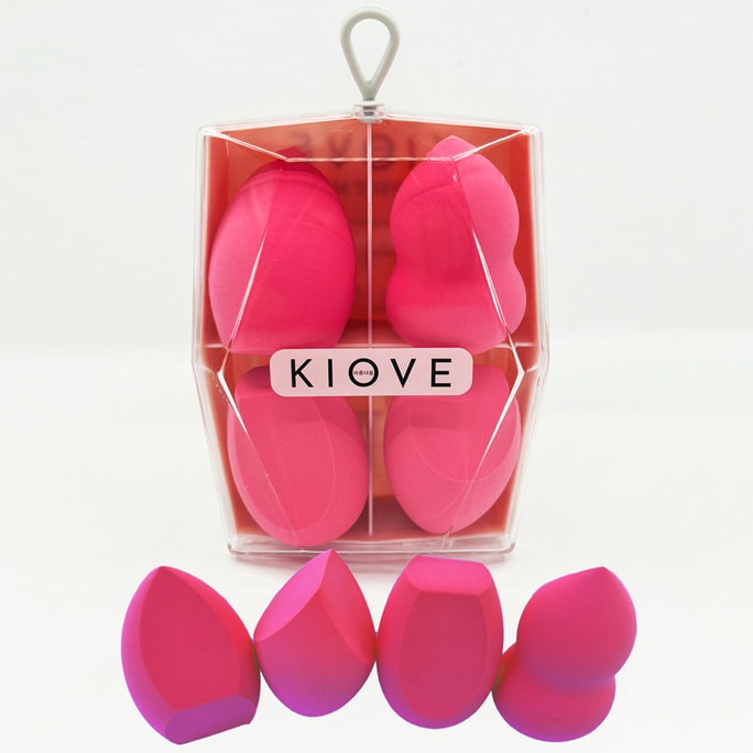 한국 키오브 메이크업 스펀지 모듬 세트 (4개입)