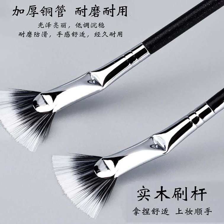 마리안 [공식 플래그십 스토어] 부채꼴 모양의 사선형 속눈썹 빗과 사선형 아이라이너 브러시로 또렷하고 탄력 있는 속눈썹을 연출하고, 뭉침 없는 속눈썹에 작별을 고하세요. 시야를 가리지 않는 아이라이너 브러시 2종 세트입니다. 6