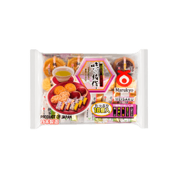 Assorted Traditional Japanese Cakes - 18 Piece Assortment, 8.81oz