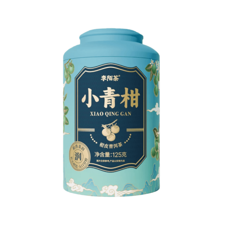 中国直送】李莫茶 広西主食タイプ 小青蜜柑皮プーアル茶（新匯陳皮