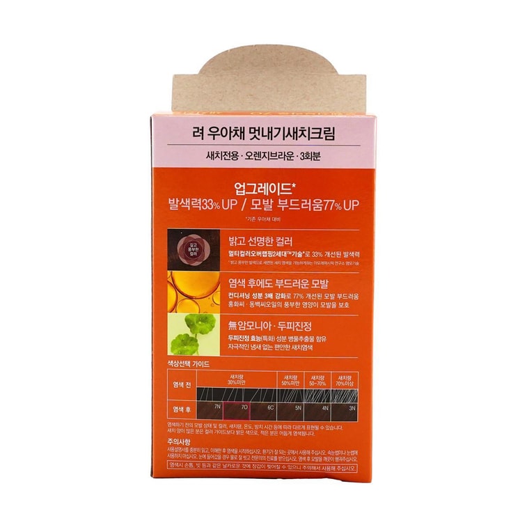 Coloration Cheveux Brun Orange #7O, 4.2 oz 9
