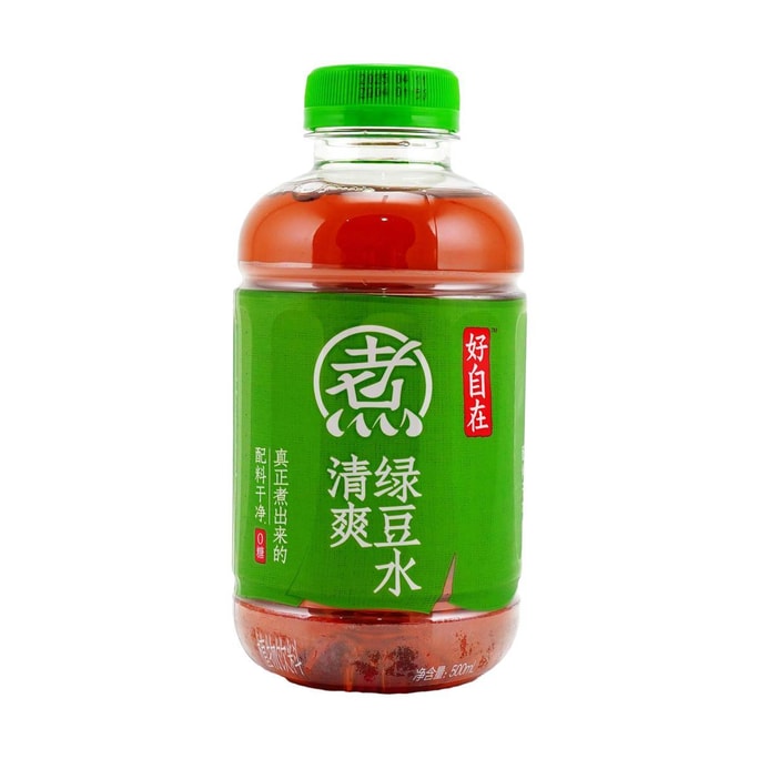 爽やかな緑豆水、無糖、16.9液量オンス