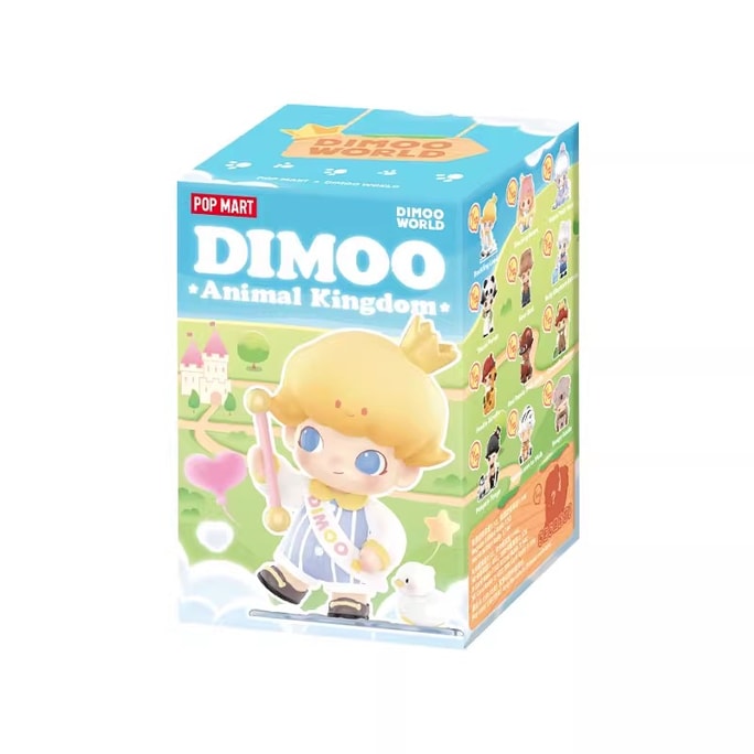 One random blind box from the DIMOO Animal Kingdom series