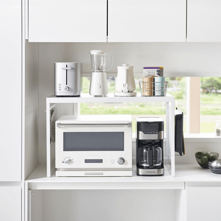 Kitchen Appliance Rack - Steel White 1 piece 3