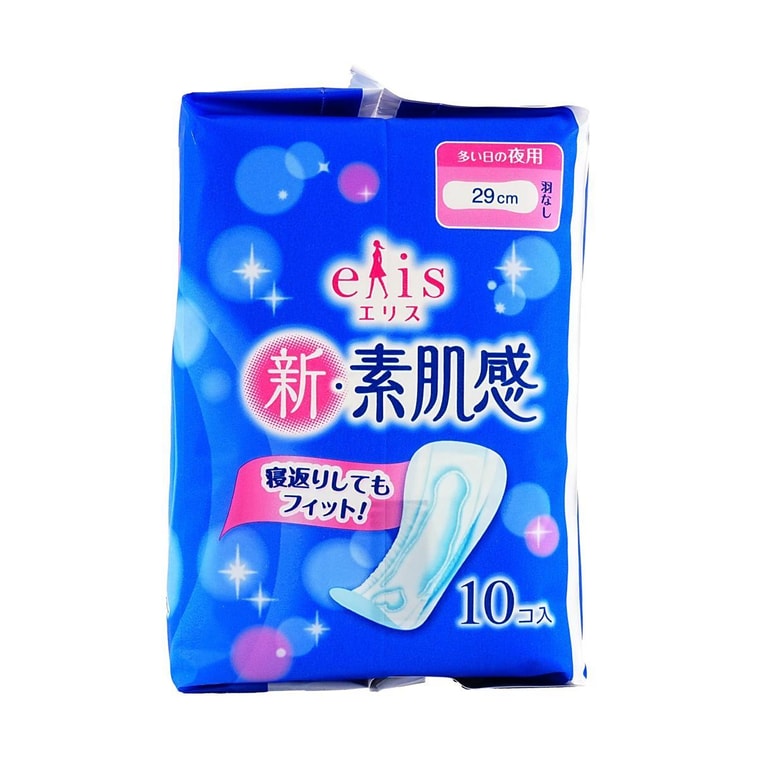 シン・スハダカン 羽つき生理用ナプキン 夜用 11.4インチ 9枚入り 4