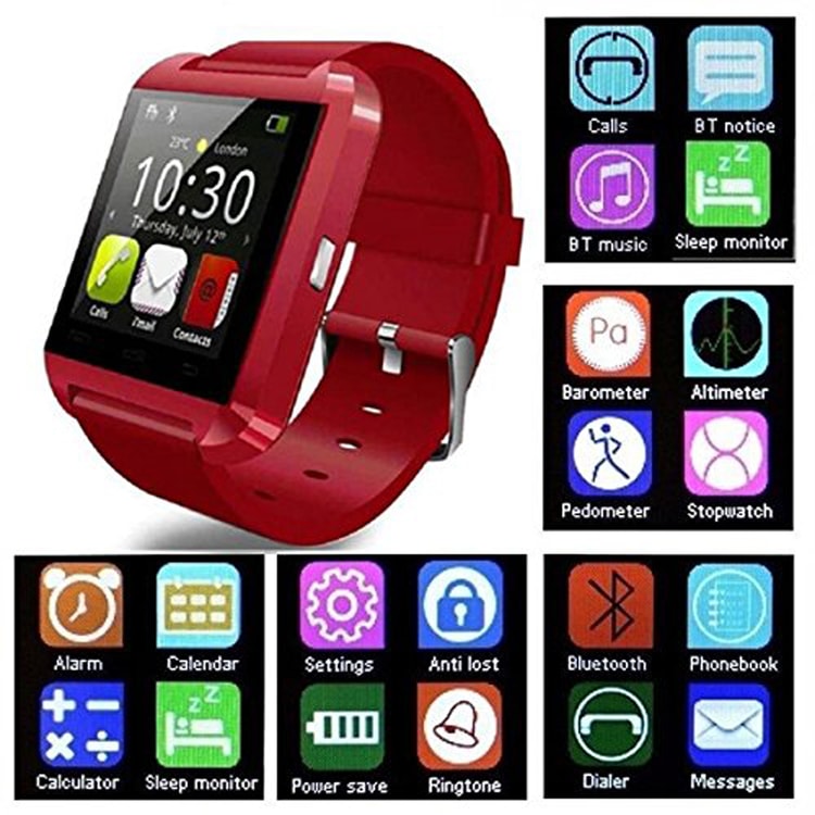 Smartwatch U8 #Red