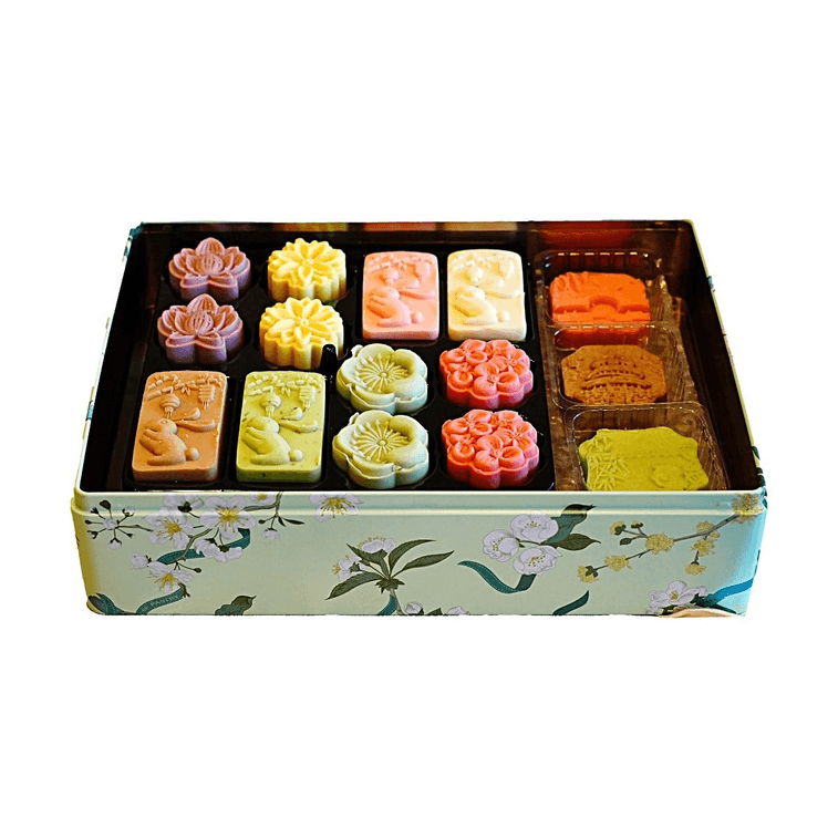 Dragon Boat Festival, Crystal Zongzi Pastry Gift Box, 15 Flavors 23pcs 31 oz【Osmanthus Grape+Mango+Chocolate Flavor】 7