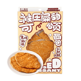 不二情书 被压扁的可颂 焦糖味 50g【酥酥treetree!!】【网红爆款】