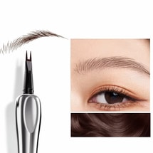 三资堂 二叉眉笔 防水汗持久不脱色 根根分明极细野生眉下睫毛 02迷灰棕【百搭不挑皮】