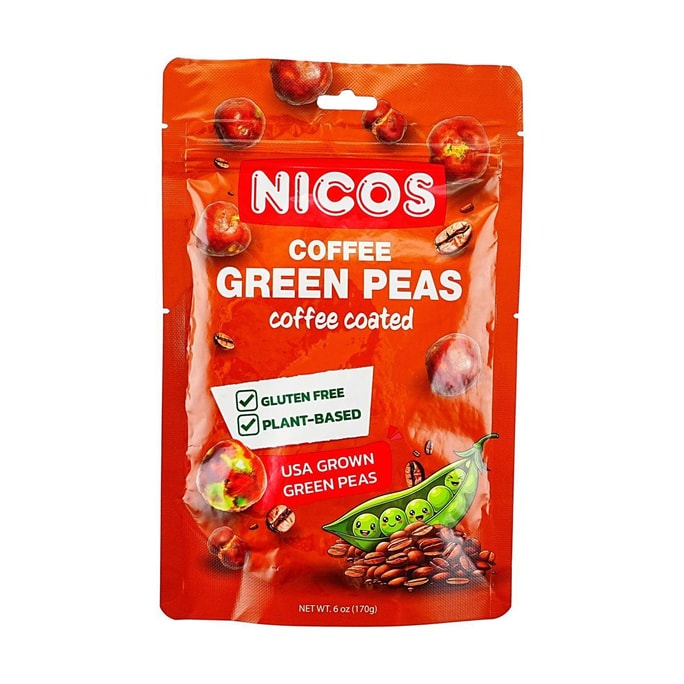 Green Peas Coffee Flavor,6 oz [Us Grown][Gluten Free Plant Based]