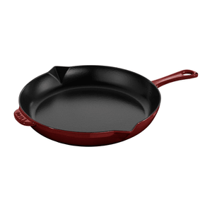 STAUB Cast Iron 12-inch Fry Pan / Grenadine