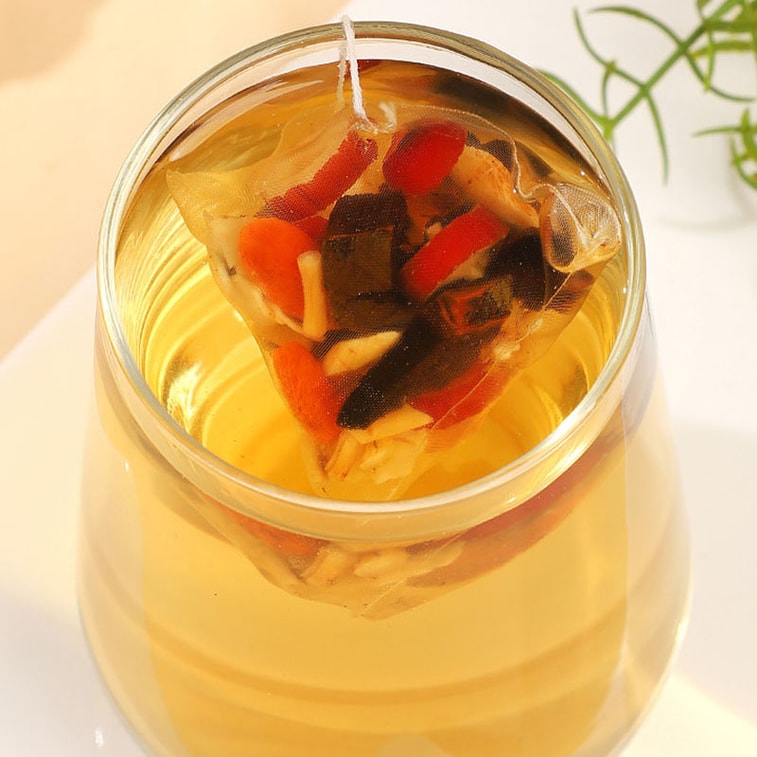 【Canada Direct Mail】 Sifanda Codonopsis & American Ginseng & Ganoderma Tea - 75g (15 bags x 5g) Herbal Blend Substitute Tea, Daily Brewed Drink, Office Essential, Mild Nourishing Herbal Tea Vitality Conditioning Tea 5