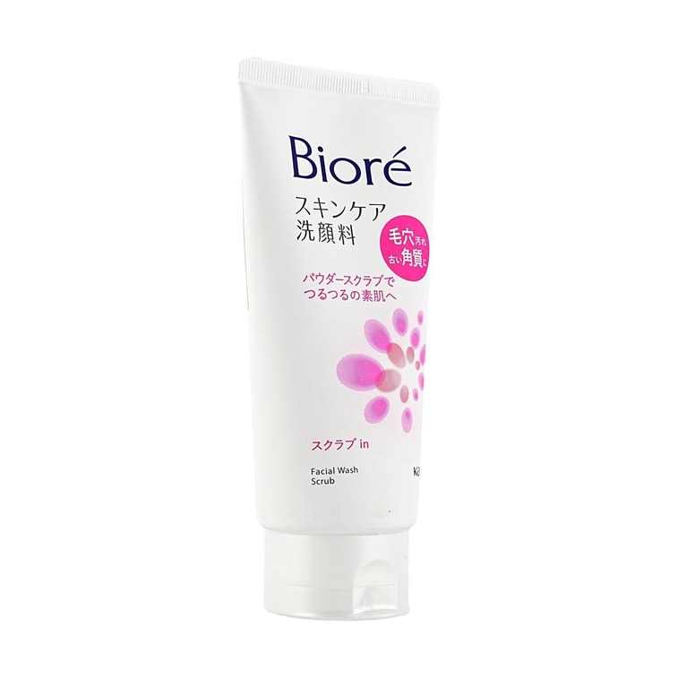 KAO Biore Nettoyant Visage Gommage 4,5oz Nettoyage Profond des Pores & Exfoliant 3