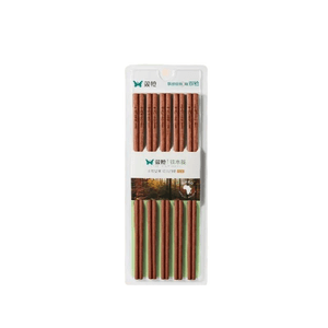 【Surplus Year After Year】Ironwood Chopsticks 5‑Pairs 1‑Pack