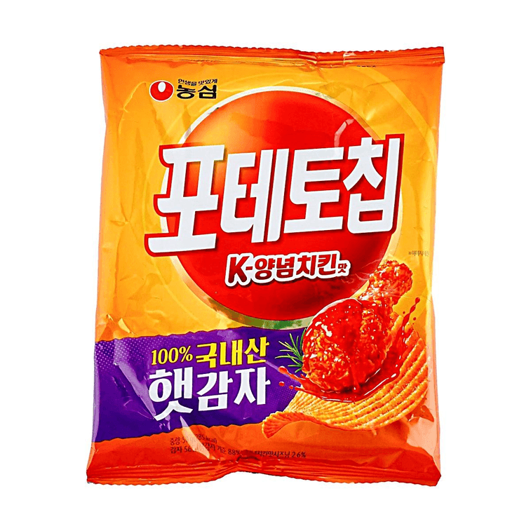 감자칩 K-시즈닝 치킨맛 1.76oz 【K-시즈닝 치킨맛】【풍부한 감칠맛】【바삭한 감자칩】 3