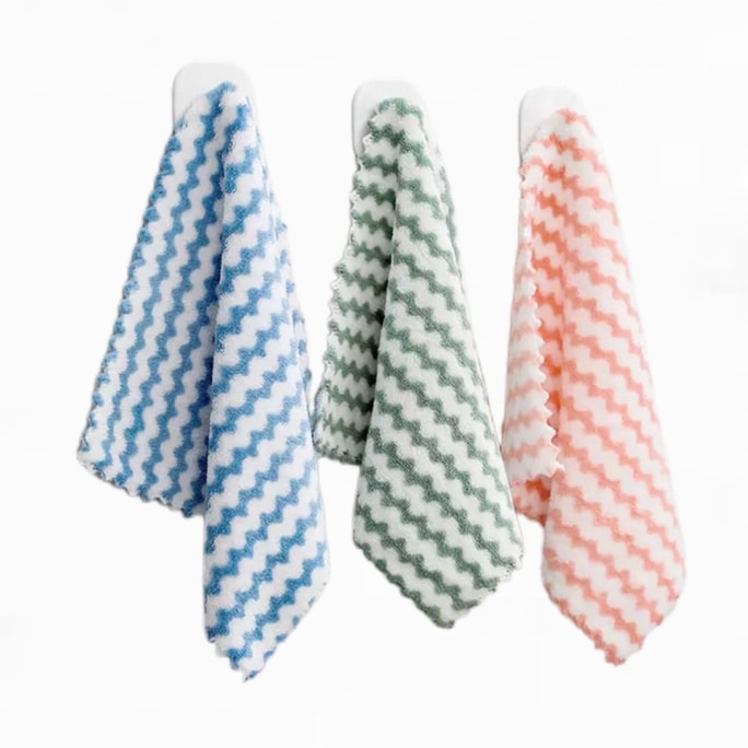 Kitchen Cleaning Towel Random Color Pack Of 3 25X25CM