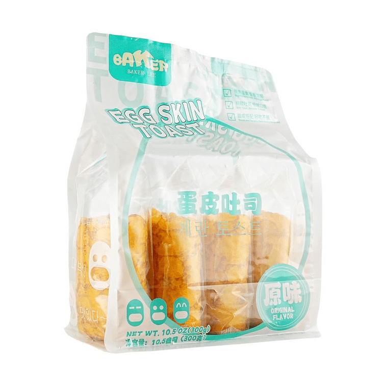BAKER LEE 手工蛋皮吐司 原味 300g【煎烤蛋皮+綿軟吐司 超絕搭配】【營養早餐麵包】 10