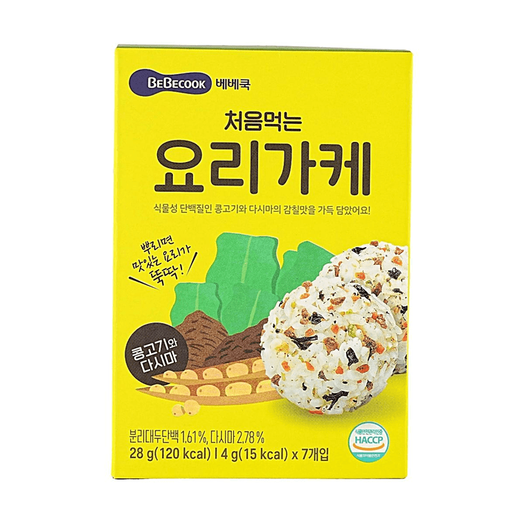 첫 요리 가루, 채소고기&김, 0.88 oz *2【2팩】【무첨가 아기 조미료】 4
