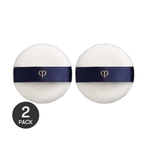 반투명 루즈 파우더 퍼프 2개입【실속형】