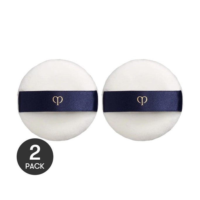 Translucent Loose Powder Puff 2pcs【Value Pack】