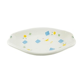 Little Flying Pigeon 11 inch egg shaped plate 28.5 * 20.3 * 3.7CM