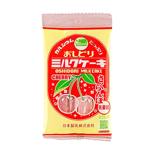 おしどりミルクケーキ ミルクキャンディ チェリー味 1.58オンス【タンパク質とカルシウムが豊富】