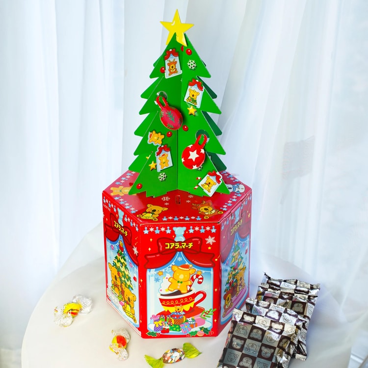 2006年クリスマスプレート コアラ　新品 LOTTE Japan Koala's March Chocolate Christmas Tree ,4.23oz