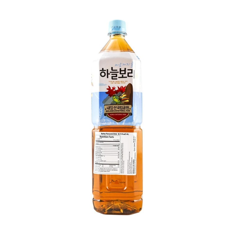 【0糖0脂0卡】韩国WOONGJIN熊津 大麦茶饮料 大瓶装 1.5L 10
