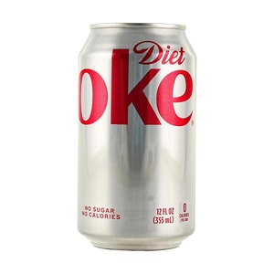 Diet Coke, 12 fl oz【No Sugar No Calories No Fat】