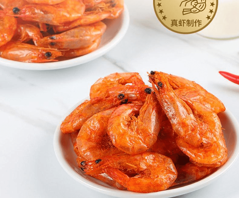 巷仔边 大脆虾即食原味烤虾16g*2袋