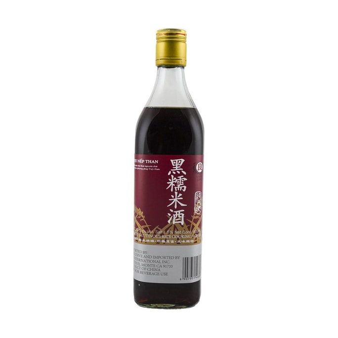 良 黑糯米酒 料酒 600ml