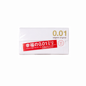 【日本直郵】 日本 SAGAMI 相模 幸福001超薄避孕套5片裝