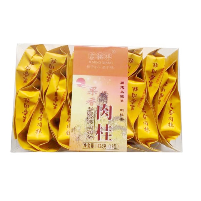 Fruity Cinnamon Tea Rock Oolong Tea Regulates Blood Sugar Promotes Digestion Anti-inflammatory Anti-Fatty 126g 18pcs