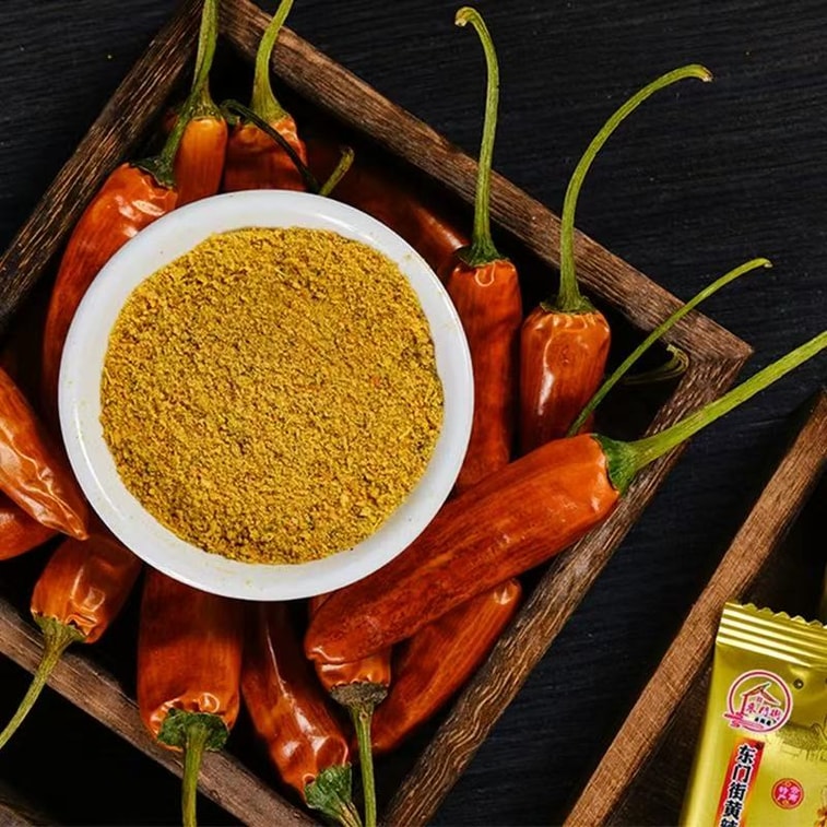 동먼 스트리트 옐로우 매운 찍어 먹는 소스, 바비큐 찍어 먹는 소스, 매운맛, 만능 고추가루 조미료, 55g [찍어 먹는 소스, 드라이 찍어 먹는 소스, 조미료, 훠궈 & 바비큐] 3