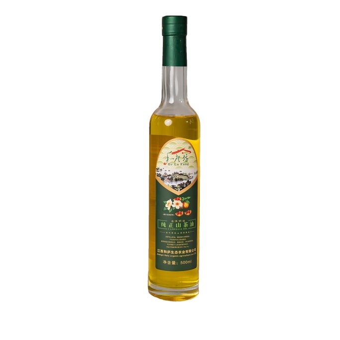 【美国直邮】 美国 和庐坊 有机纯正山茶油 500ml 单瓶