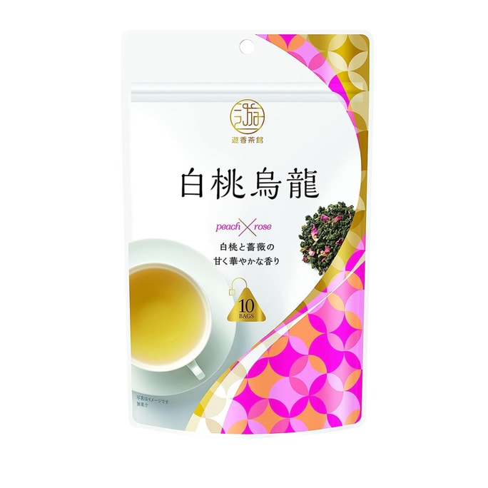 三井農林 玉祥茶館 白桃烏龍バラ茶 10袋