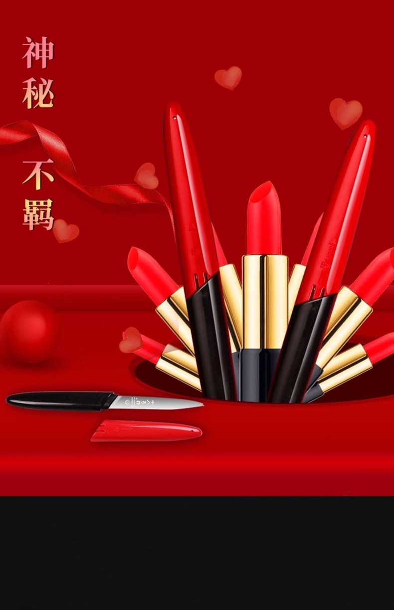 Lipstick-shaped fruit knife with sheath, portable stainless steel, aesthetically pleasing, home and dorm small fruit knife *1 piece