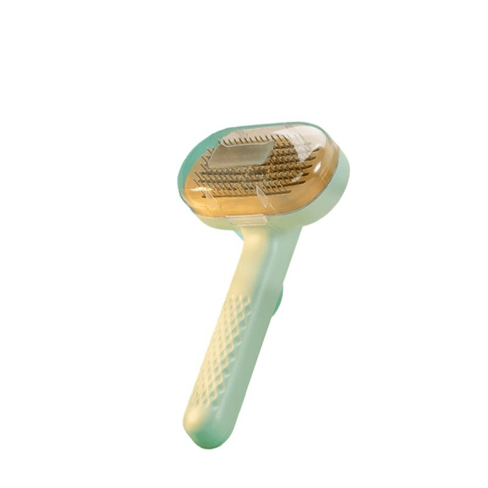 Pet Comb Cat Dog Hair Special Teddy Gold Hair Dog Hair Needle Removal Round Head Steel Needle - Clear Green * 1 Piece